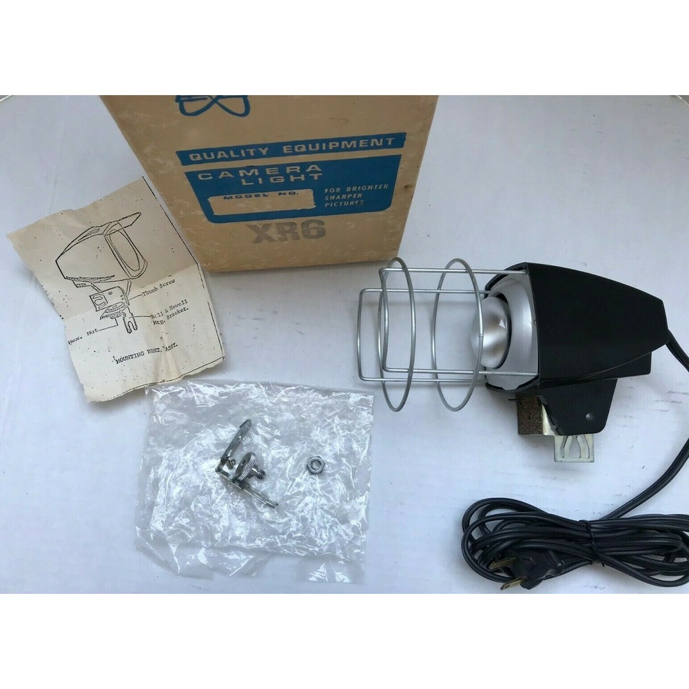 Harwood XR6 Camera Light XL for Movie or Video Cameras Tested & Works